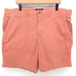 American Eagle Mens Shorts Extreme Flex Slim 40 Salmon Pink Chino Stretch